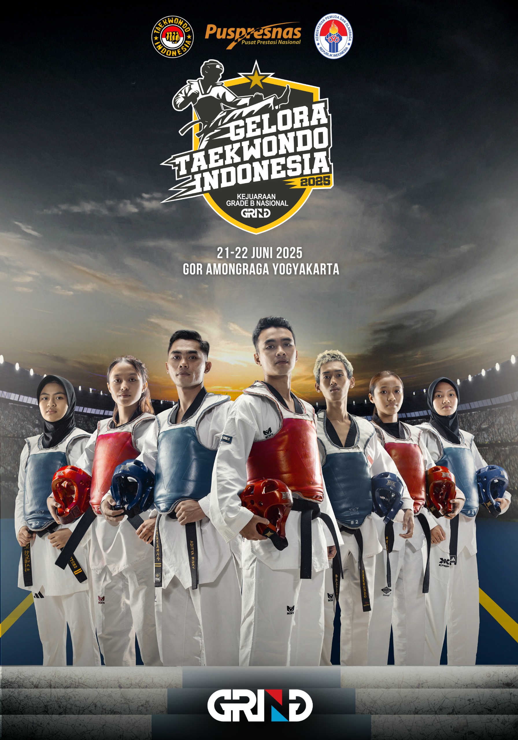 Panggung Juara Taekwondo Indonesia BALI SPIN KICK